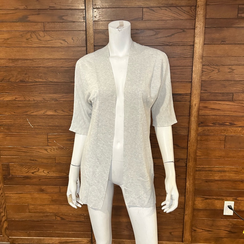 Dynamite. Extra small. Lightweight. Light Gray Open Front Cardigan